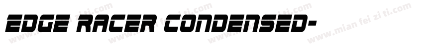 Edge Racer Condensed字体转换